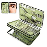 Set Manicura, CestMall 21 Piezas Cortaúñas Pedicura Kit Acero Inoxidable Kit Manicura Profesional...