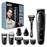 Braun Beard Trimmer Men's Hair Clipper Maquinilla de afeitar incluida, Beard Trimmer, 9 en 1 Styling Kit, 7...