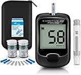 Kit de prueba de diabetes kit de control de glucosa en sangre con 50 tiras reactivas y...