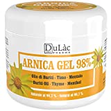 Gel de Árnica para Caballos Uso Humano Extra Fuerte 98%, 500ml Acción Intensa, Made in Italy para Masaje...