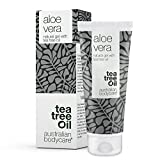 Gel de aloe vera para el cuidado corporal australiano 100 ml |  Loción After Sun con Aloe Vera |  Aloe Vera y Árbol del Té...