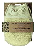 Hydrea London - Lufa egipcia orgánica, guante exfoliante con esponja de lufa