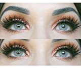 GLAMLENS Lentillas de Contacto de Color Gris Jasmi - Mensuales - con estuche para lentillas - Jasmi Grey...