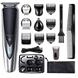 Hatteker Beard Trimmer Men Professional Hair Clipper Barba y cabello Impermeable Precisión...