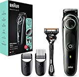 Braun Beard Trimmer for Men Maquinilla de afeitar eléctrica para barba incluida, ajustes de longitud 39, impecable ...