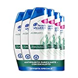 Champú anticaspa Head & Shoulders para el picor causado por la caspa, paquete de 6 x...