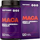 Maca Peruana Zinc Vitamina C Vitamina B Arginina Tribulus Terrestris - Suplemento energizante...