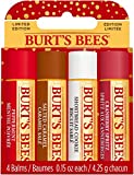 Caja de regalo de bálsamo labial hidratante Burt's Bees, 4 bálsamos labiales con sabor a pan dulce...