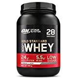 Optimum Nutrition Gold Standard 100% Whey Protein en polvo con proteína aislada, aminoácidos y...