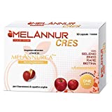 Melannur Cres para la Salud del Cabello - 30 Cápsulas 1 por Día - con Annurca Manzana Zinc Cobre...