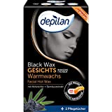 Depilan Black Wax - Cera caliente para el rostro, 100 g