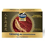 Matt, Ginseng de Alta Concentración, Complemento Alimenticio Útil para el Cansancio Físico y Mental,...