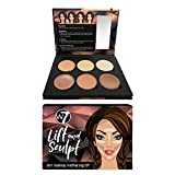 W7 Lift & Sculpt Contouring Kit - Corrector, Iluminador y Paleta de Contorno - Instrucciones...