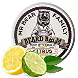 Mr Bear Family bálsamo para barba para hombre - Citrus - Bálsamo nutritivo para barba - Bálsamo para...