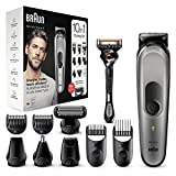 Braun Beard Trimmer Men's Hair Clipper Maquinilla de afeitar eléctrica para hombres incluida, kit de peinado 10 en 1, 8 ...