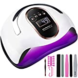 McNory UV LED Nail Lamp, 168W Horno Profesional para Manicura/Pedicura Esmalte de Uñas Permanente...