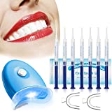 Kit de Blanqueamiento Dental, 10*3ML Gel Blanqueador de Dientes Led Profesional, Elimina Manchas de Dientes y...