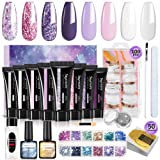 Skymore Nail Gel Builder Kit, Nail Extension, Nail Extension Gel Set, con...