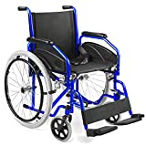 AIESI® Silla de ruedas autopropulsada plegable ligera para discapacitados y ancianos AGILA EVOLUTION #...