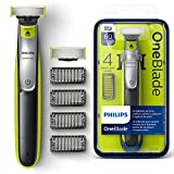 Philips QP2530/30 OneBlade, afeita, recorta y da acabados con 4 peines para barba y 1 cuchilla de repuesto...