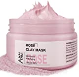 ANAiRUi Mascarilla Facial Hidratante de Arcilla Rosa con Extracto de Rosa, Niacinamida, Colágeno,...