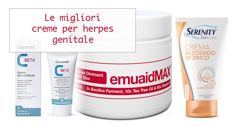 Las mejores cremas para el herpes genital.