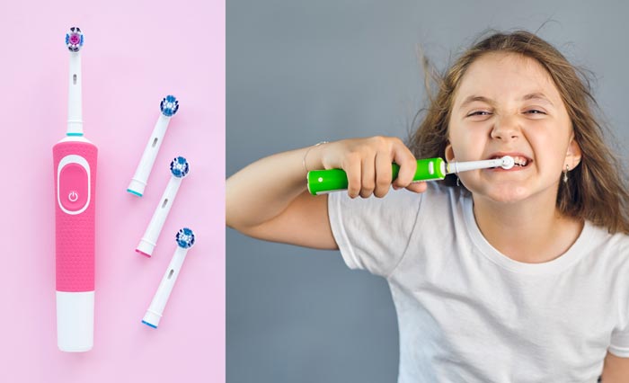 cepillo de dientes eléctrico para niños